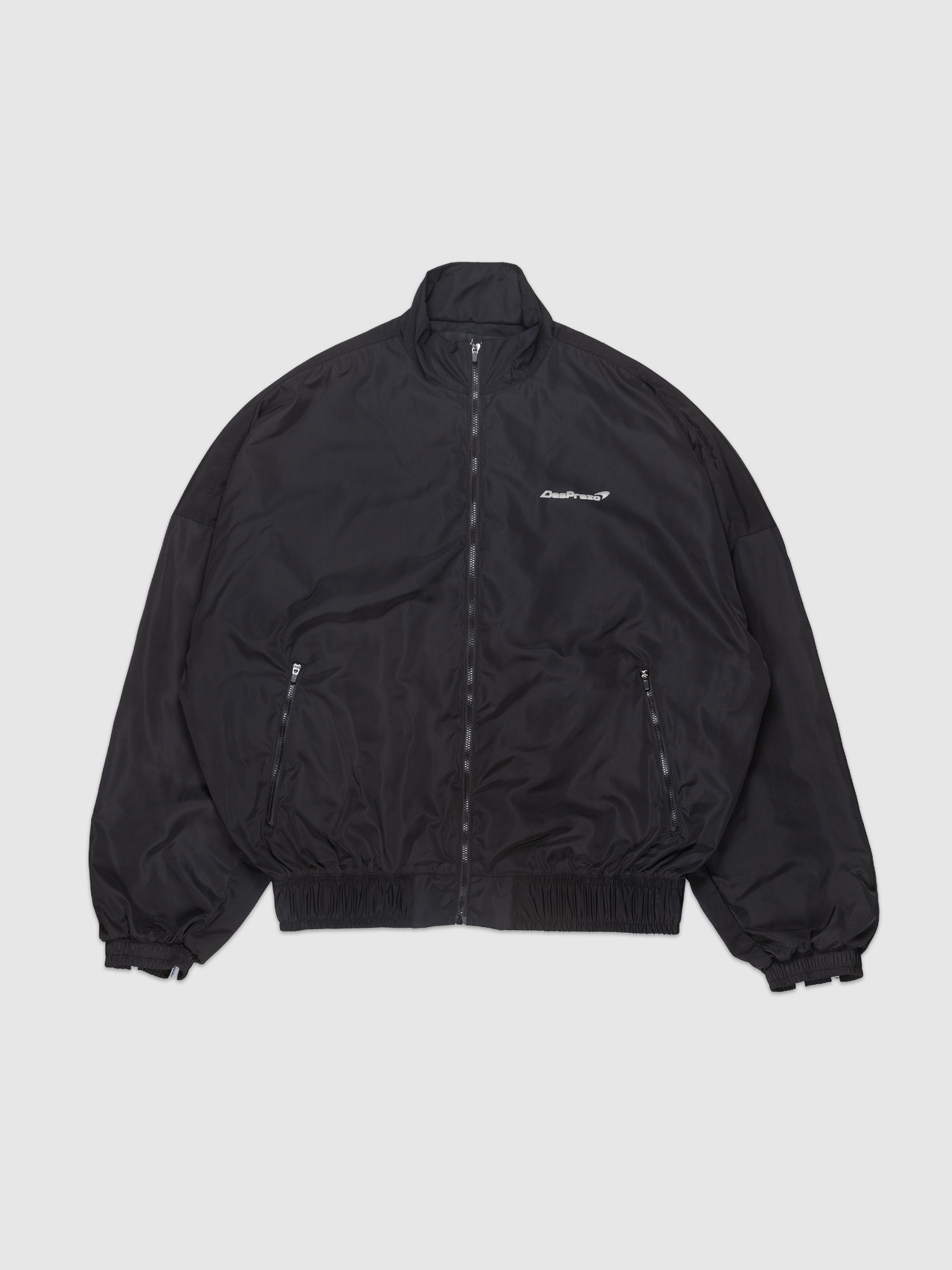 DSPORT Jacket — Black windbreaker sport jacket |  Jaqueta esportiva corta-vento preta — Des Prezo Studio