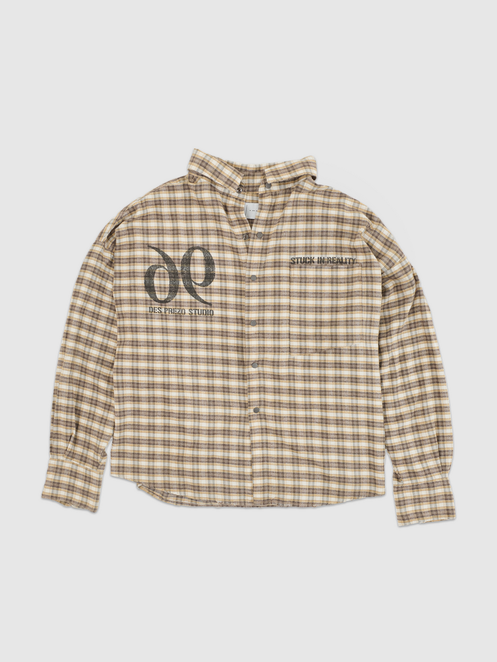 STUCK IN REALITY FLANNEL SHIRT