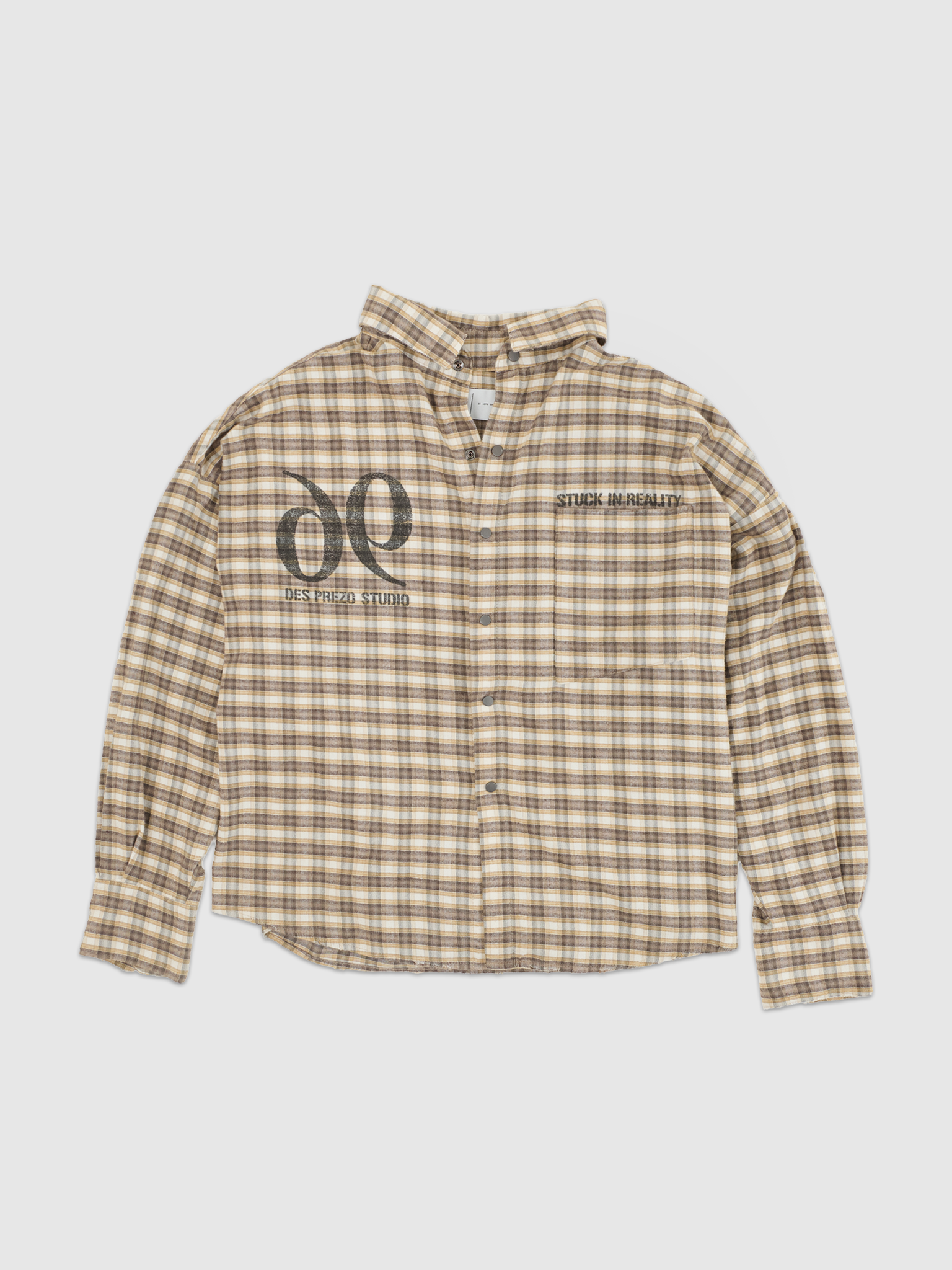 STUCK IN REALITY FLANNEL SHIRT