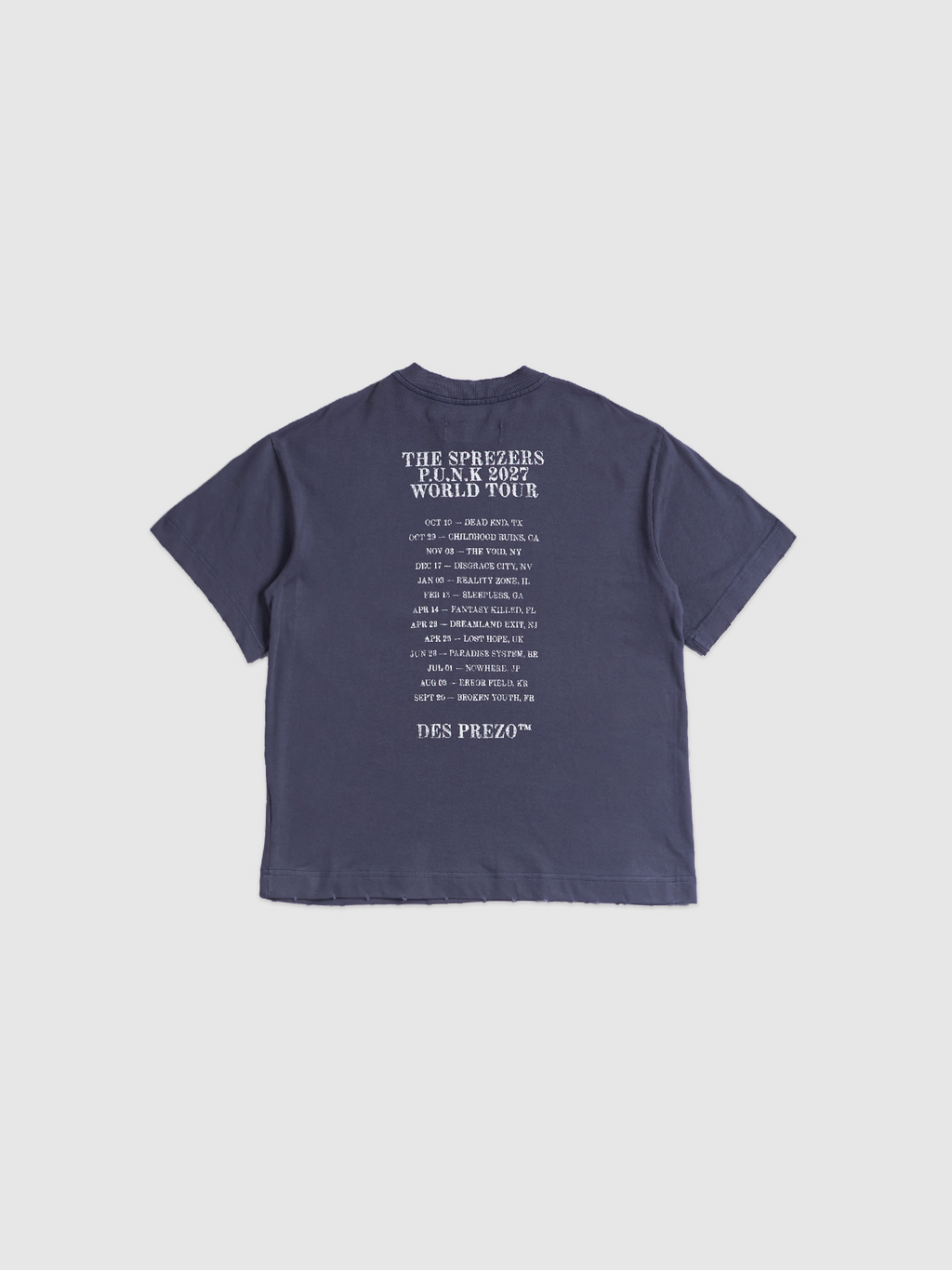 P.U.N.K WORLD TOUR VINTAGE TEE