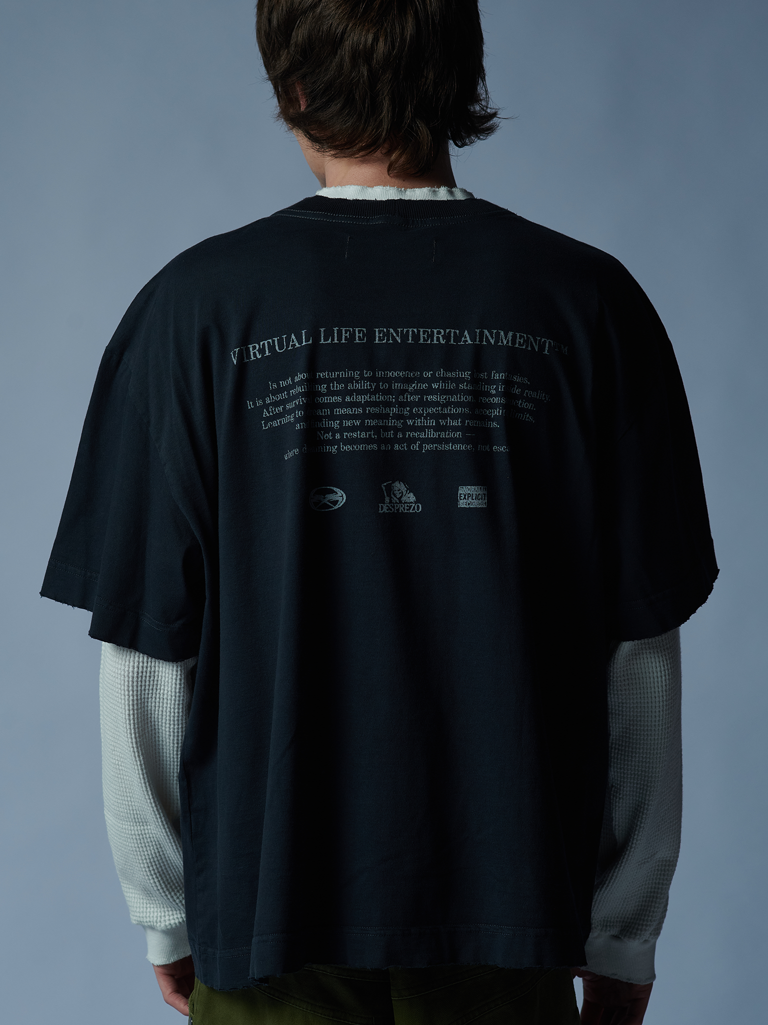 DIGIT4L SKULL VINTAGE TEE