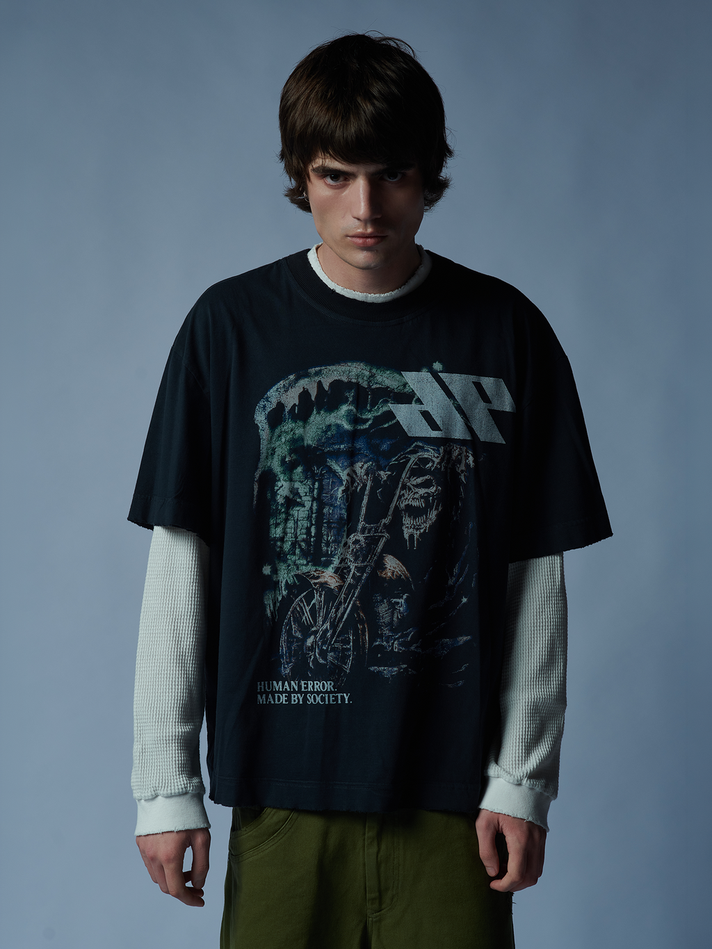 DIGIT4L SKULL VINTAGE TEE