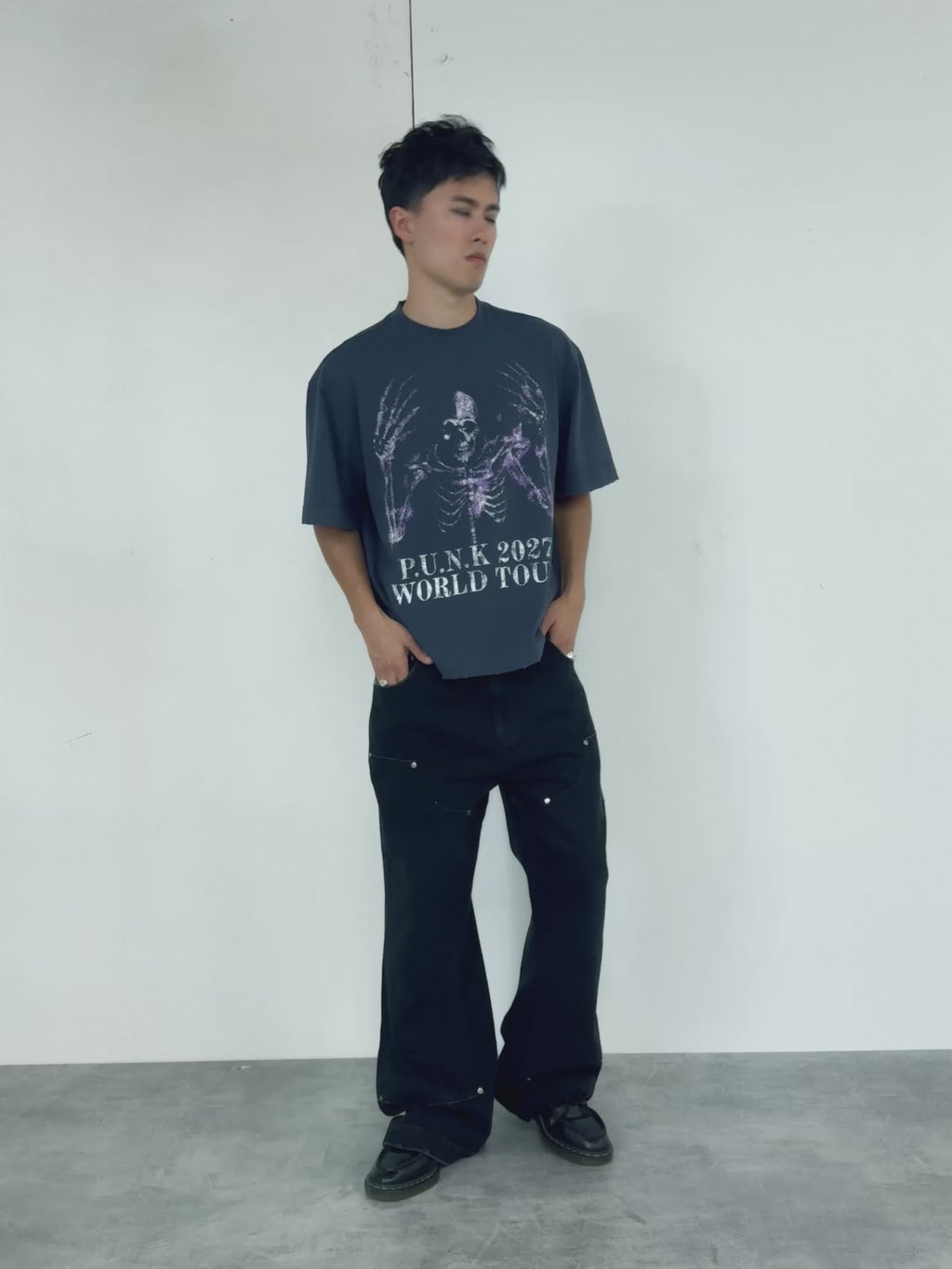 P.U.N.K WORLD TOUR VINTAGE TEE
